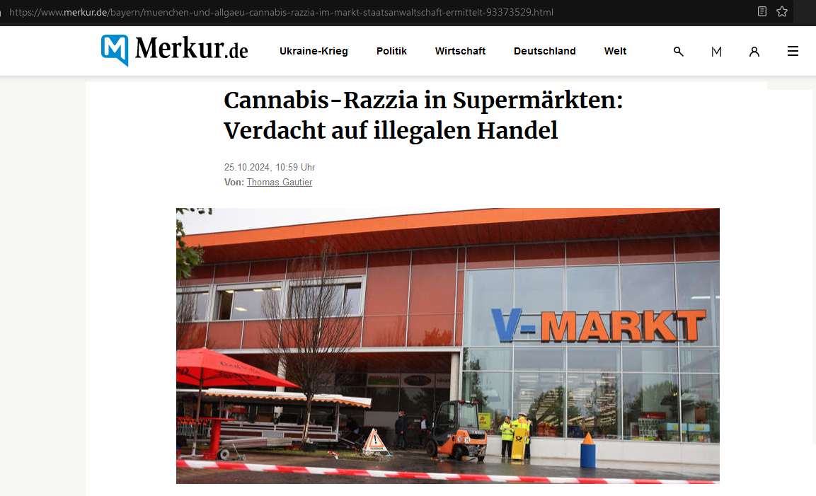 V-Markt Durchsuchung