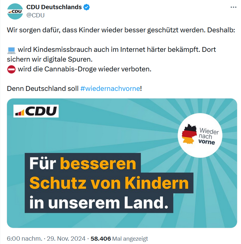 Wahlkampfframing der CDU